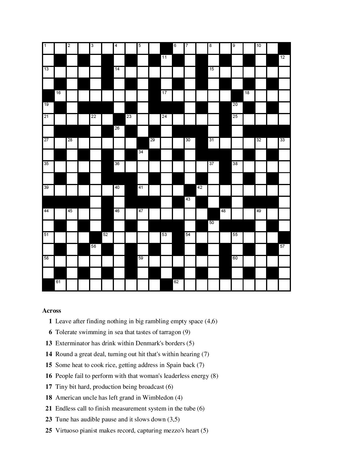 Marc Breman World s Hardest Cryptic Crossword